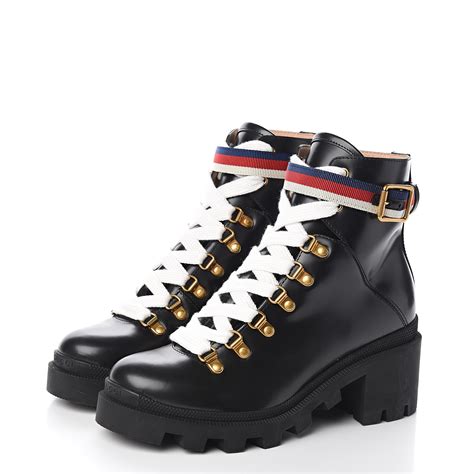 fake gucci lace ups|black lace up gucci boots.